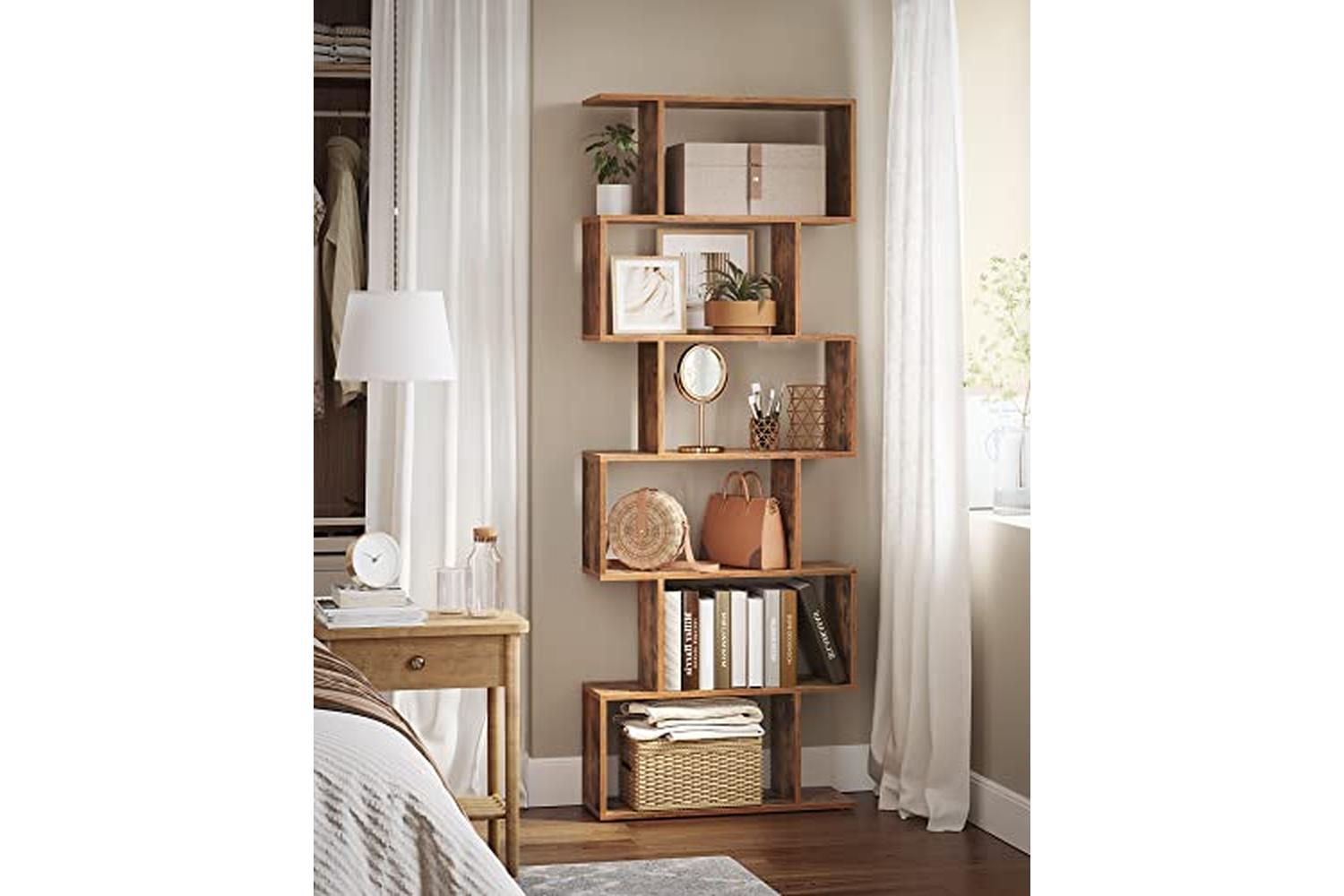Vasagle LBC61BX Display Stand | Dark Brown-3
