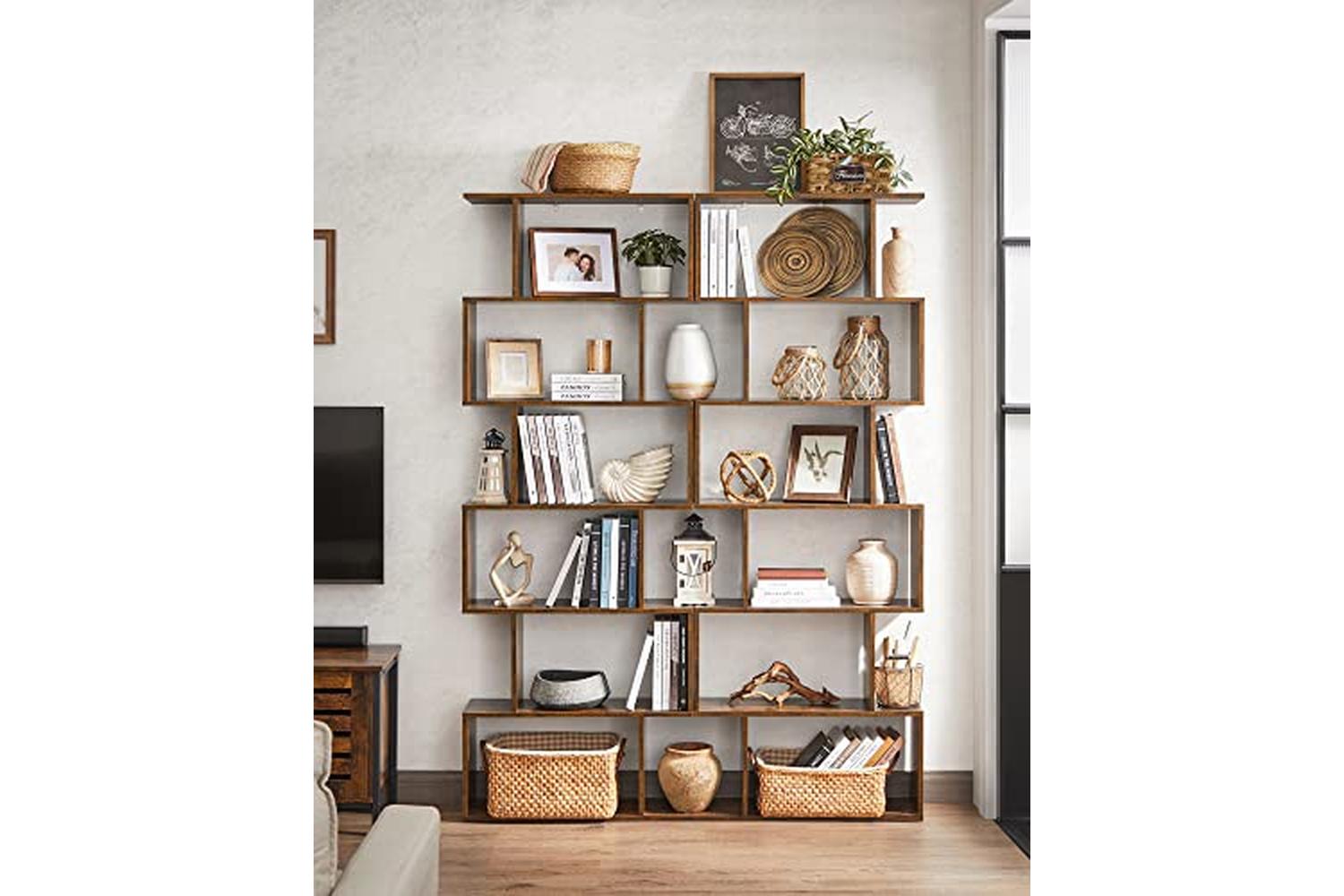 Vasagle LBC61BX Display Stand | Dark Brown-4