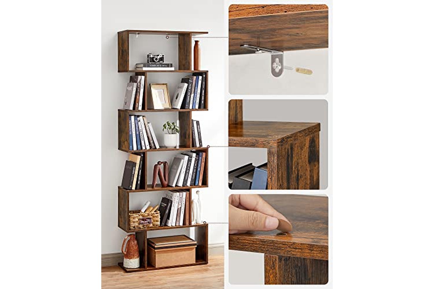 Vasagle LBC61BX Display Stand | Dark Brown-6