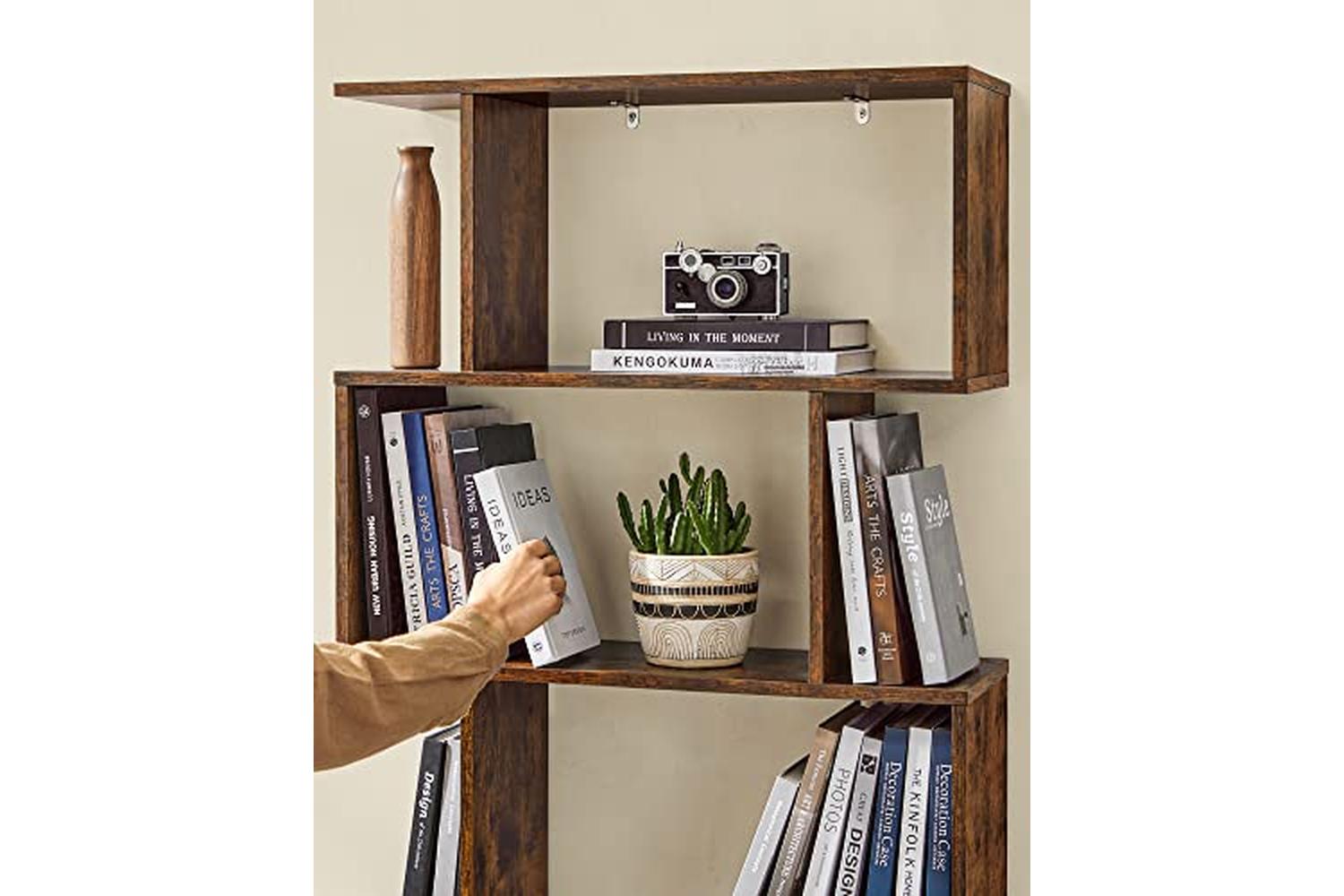 Vasagle LBC61BX Display Stand | Dark Brown-7