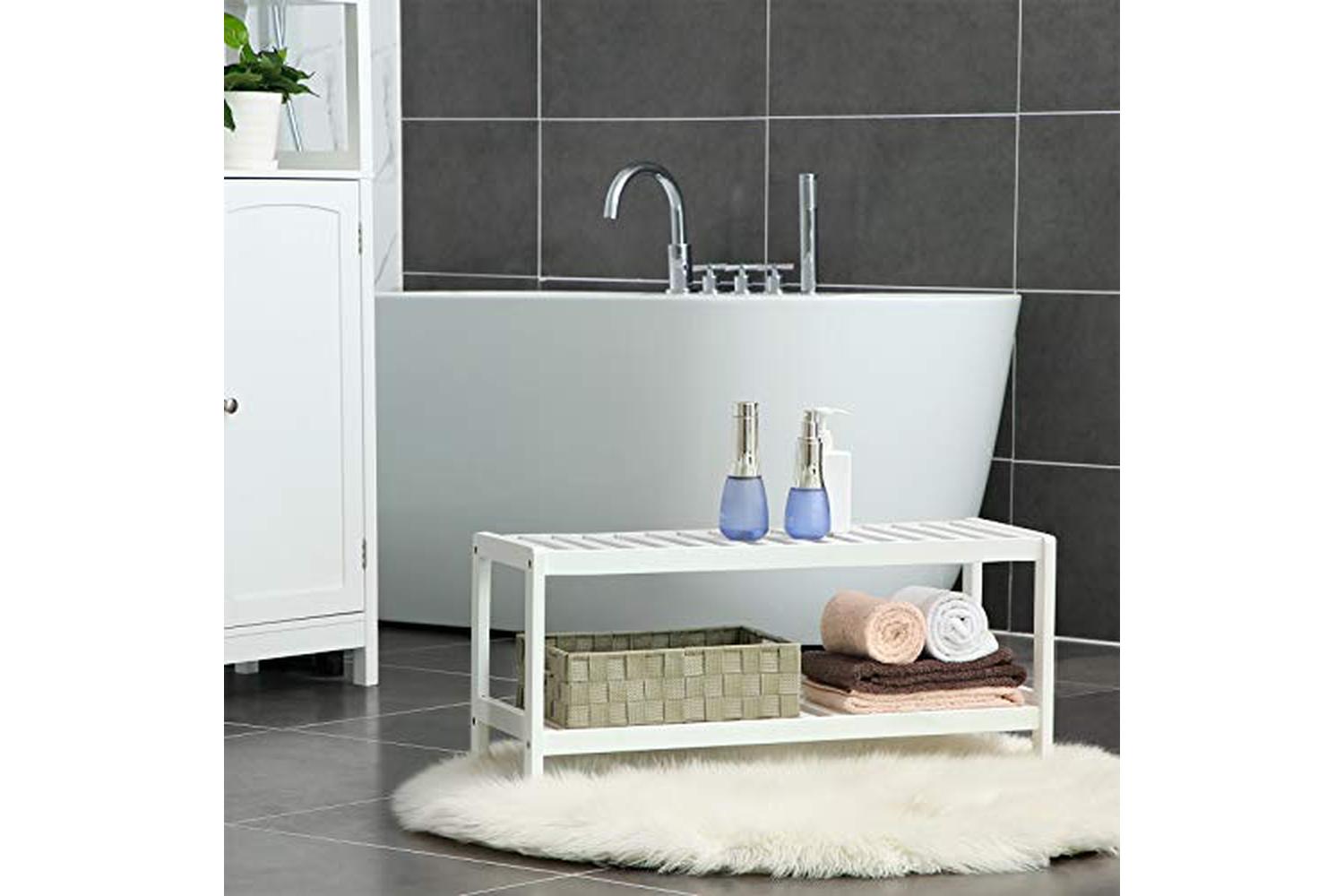 Songmics LBS02WT Shoe Rack | White-3
