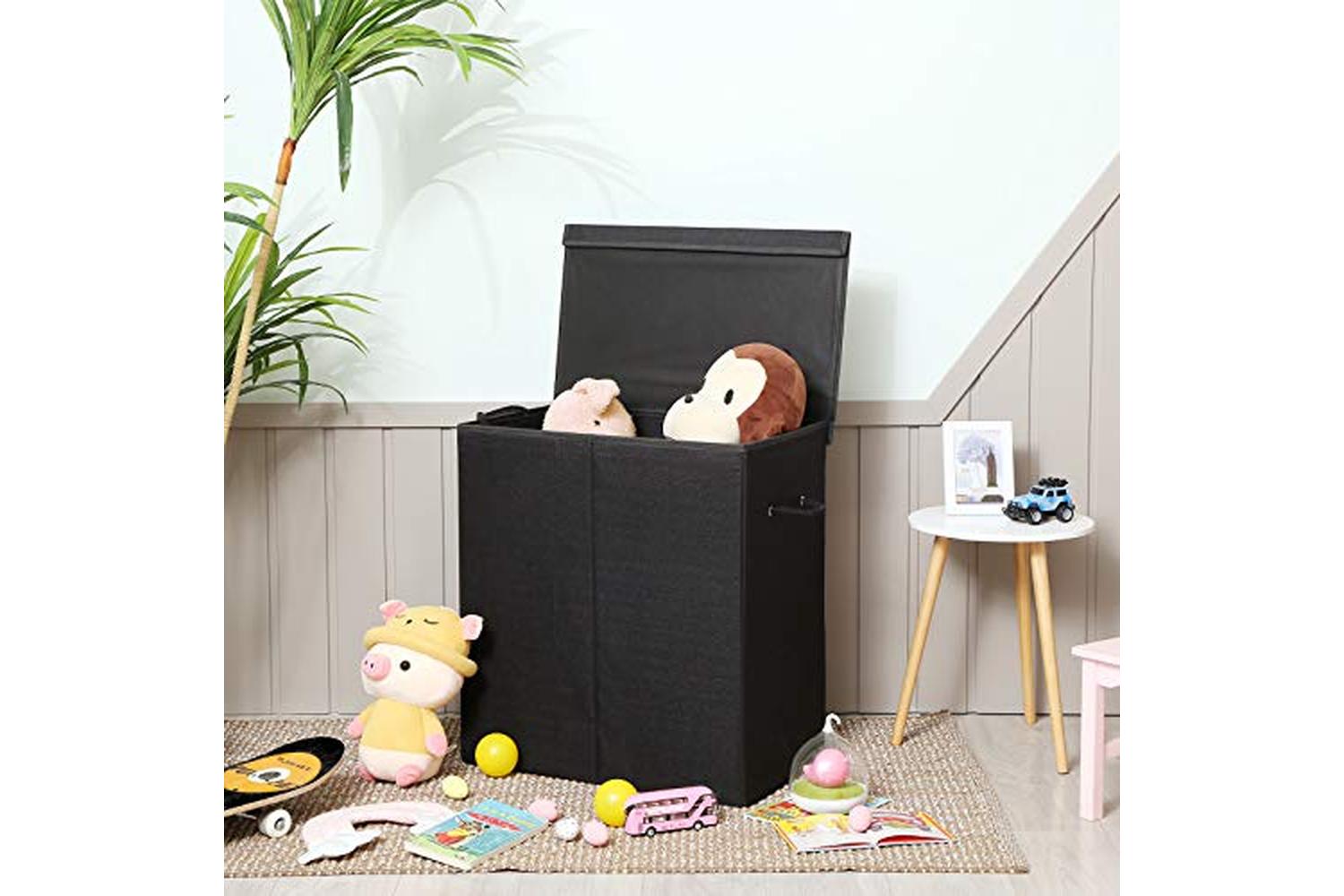 Songmics LCB02BK 142L Laundry Basket | Black-3