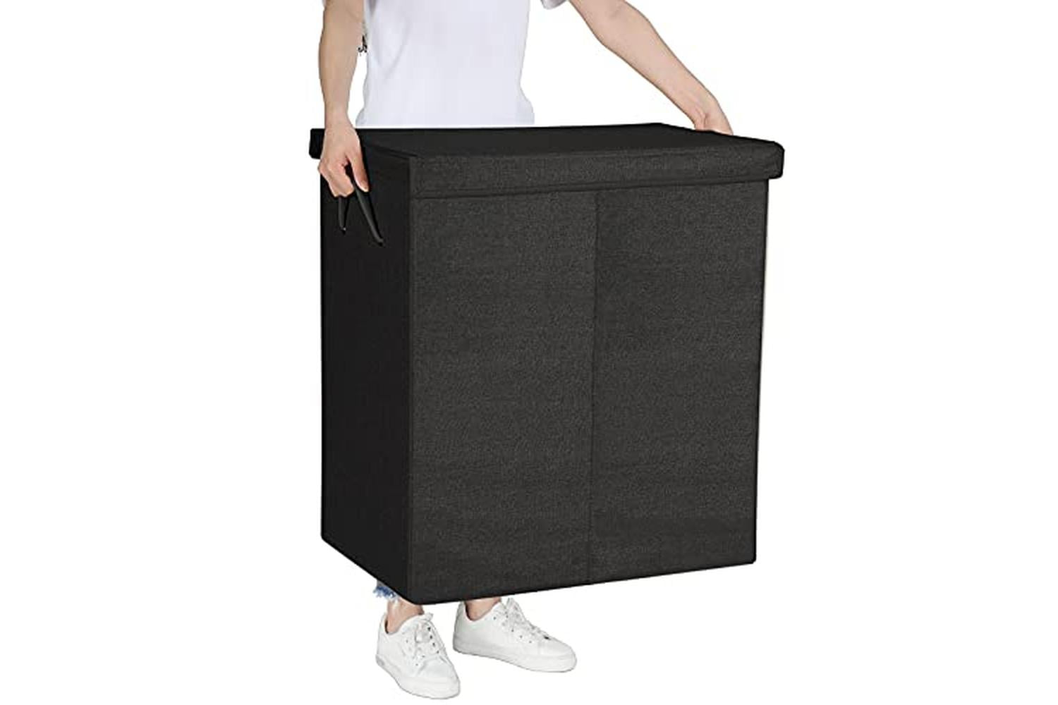 Songmics LCB02BK 142L Laundry Basket | Black-6