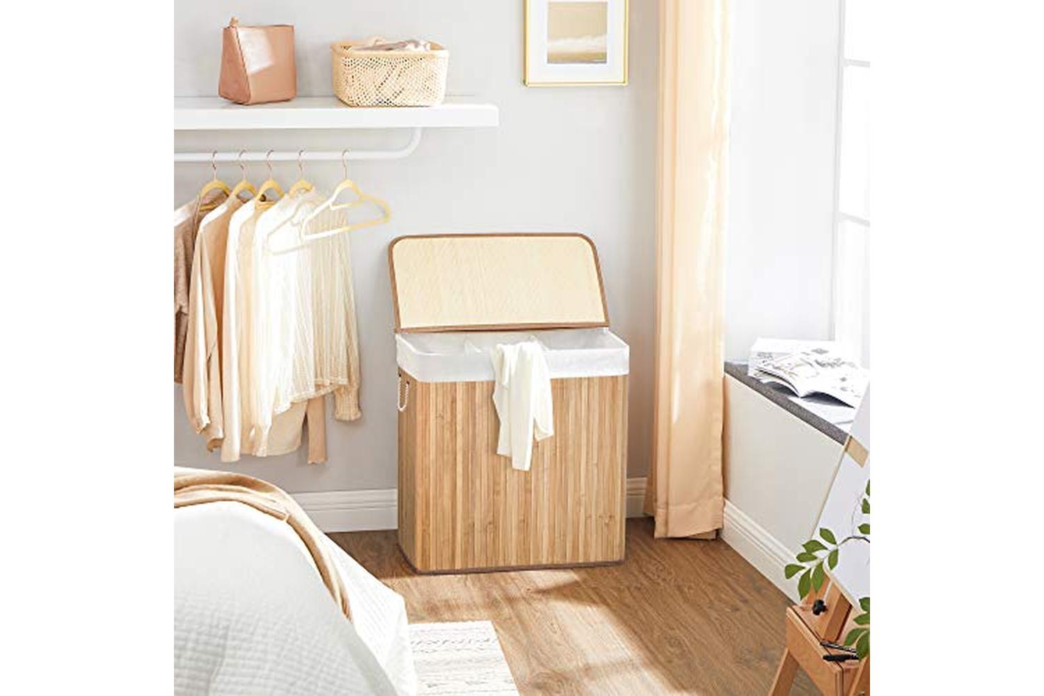 Songmics LCB091N01 150L Laundry Basket with Lid-3