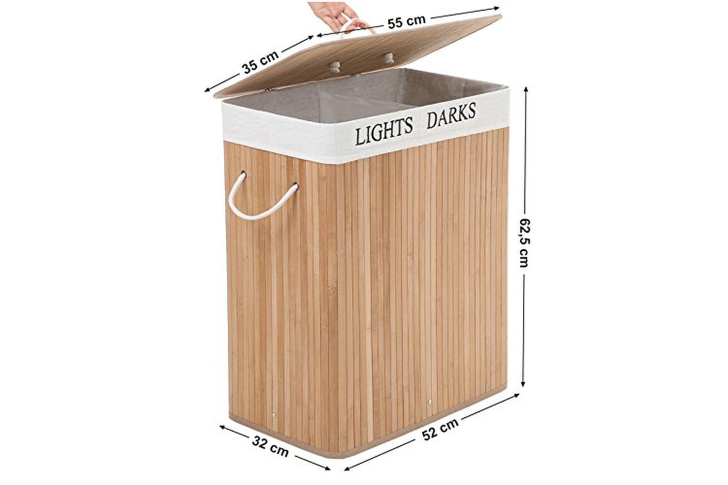 Songmics LCB64Y 100L Laundry Basket-4