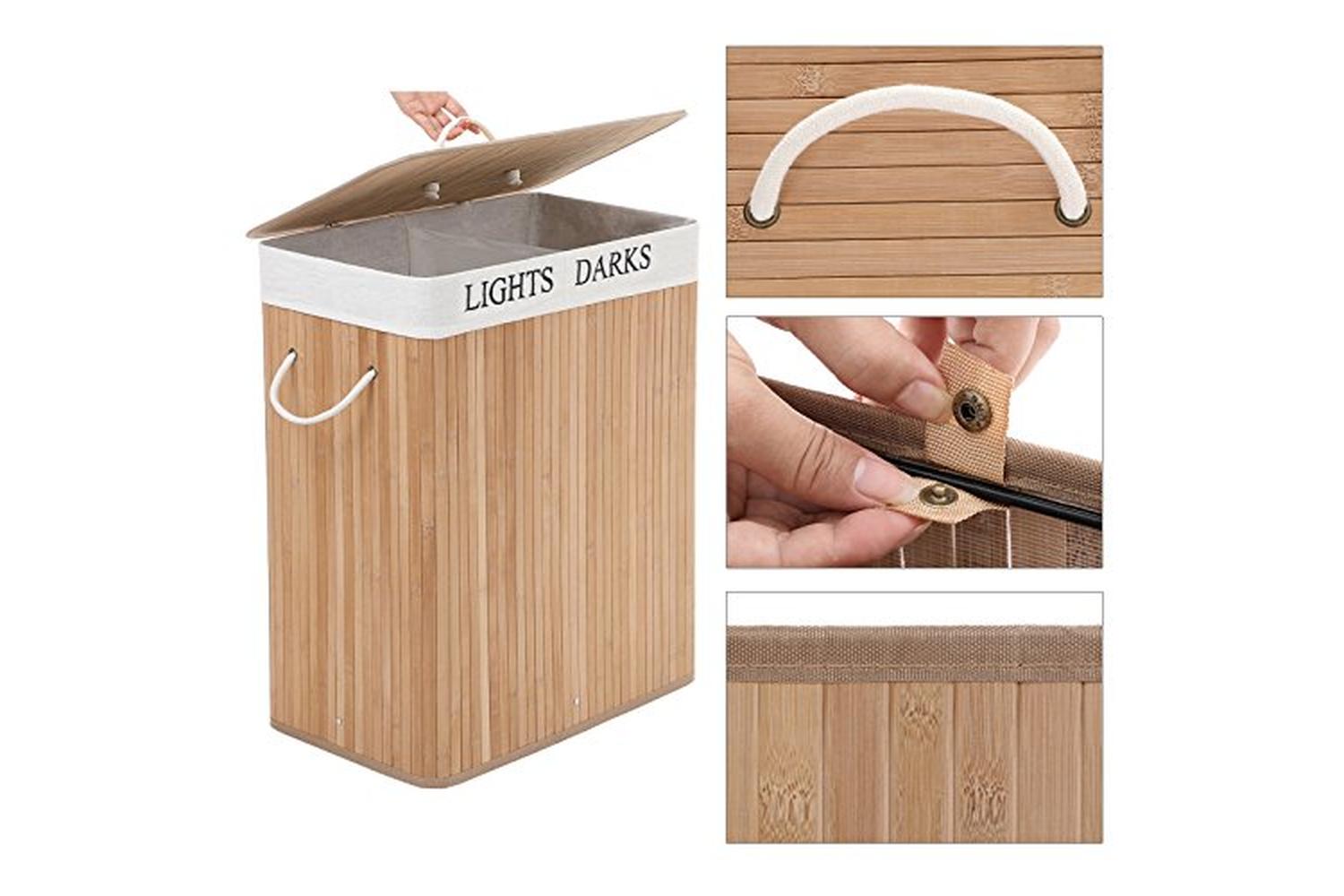 Songmics LCB64Y 100L Laundry Basket-5