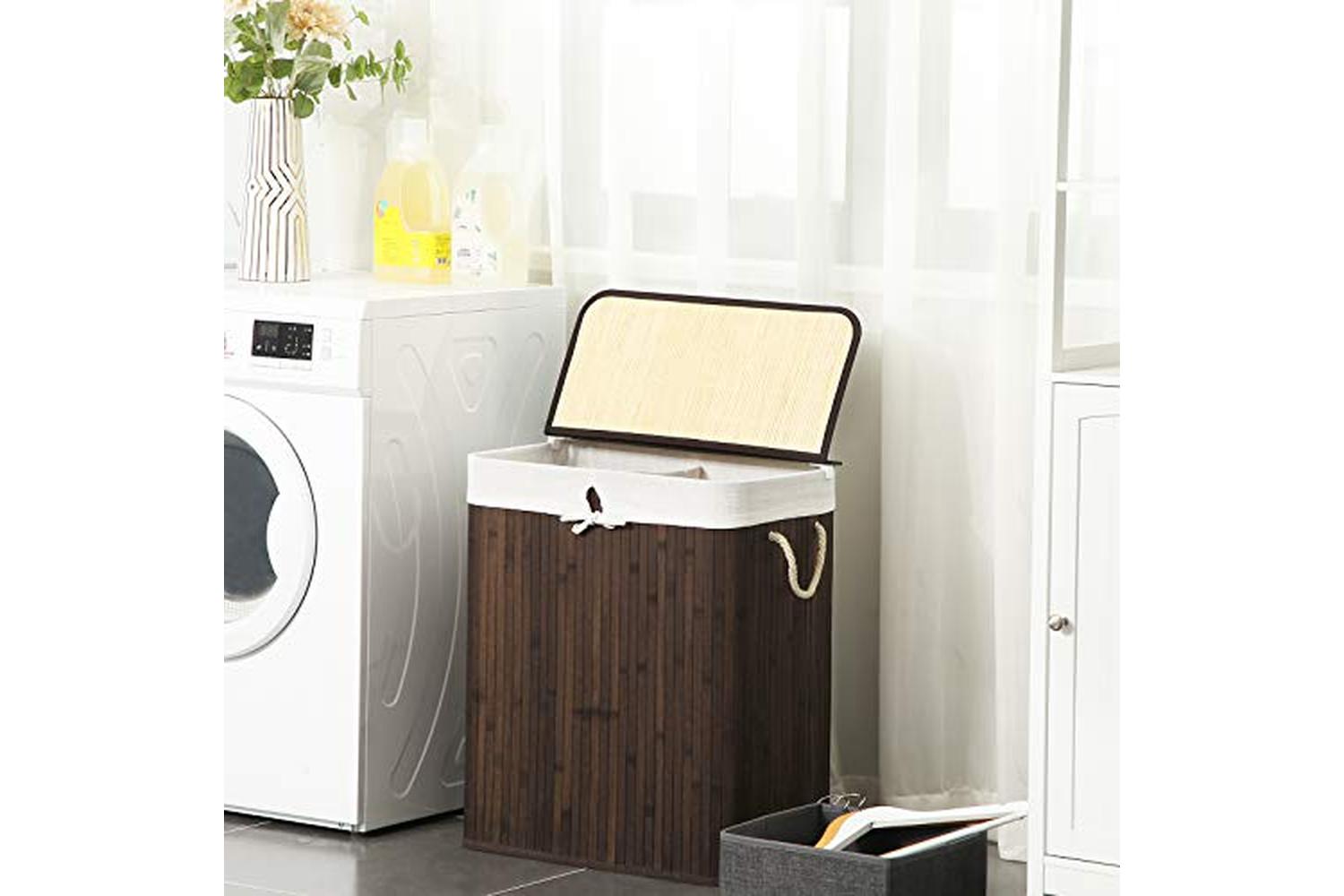 Songmics LCB72Z 100L Laundry Basket | Brown-3