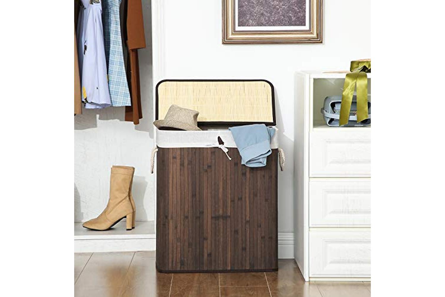 Songmics LCB72Z 100L Laundry Basket | Brown-5
