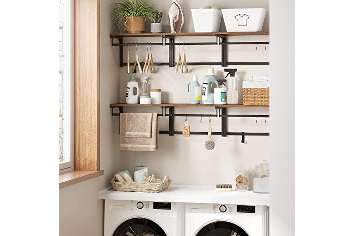 Vasagle LCR103B01 Wall Coat Rack with 8 Hooks-2