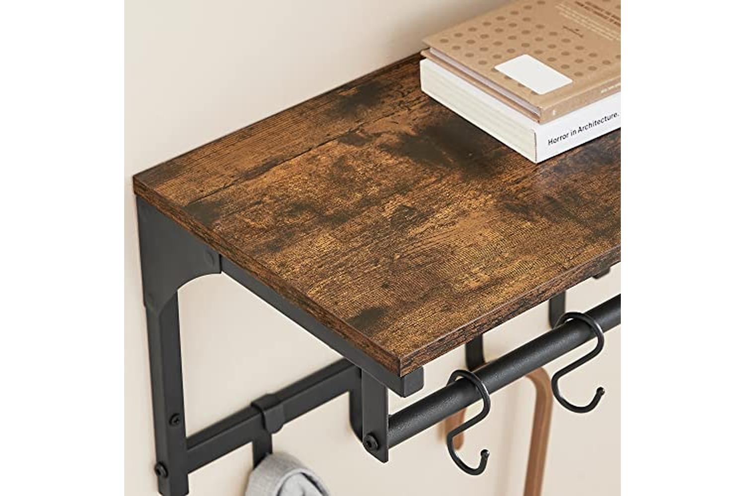 Vasagle LCR103B01 Wall Coat Rack with 8 Hooks-7