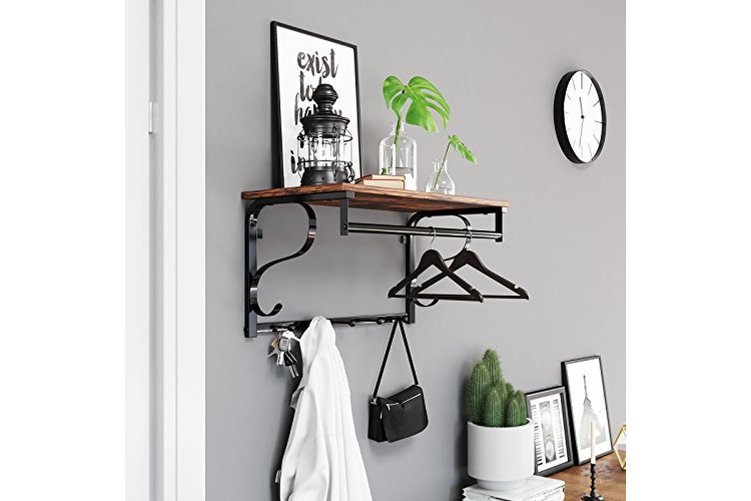 Vasagle LCR11BX Industrial Look Wall Wardrobe-4