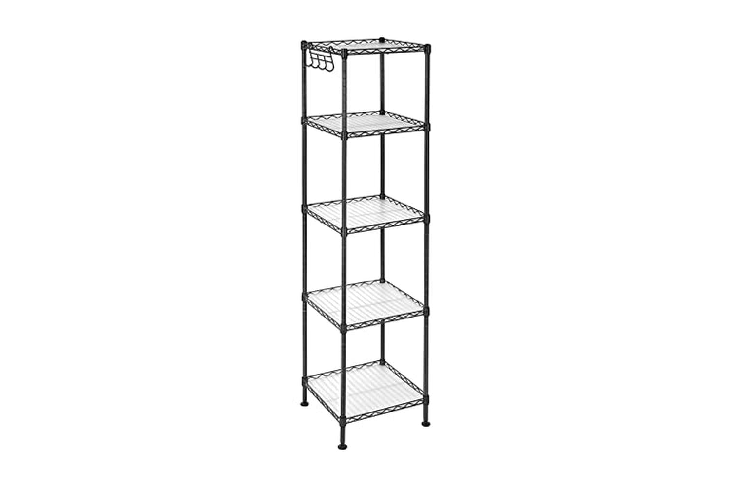Songmics LGR23BK Metal Shelf | Black