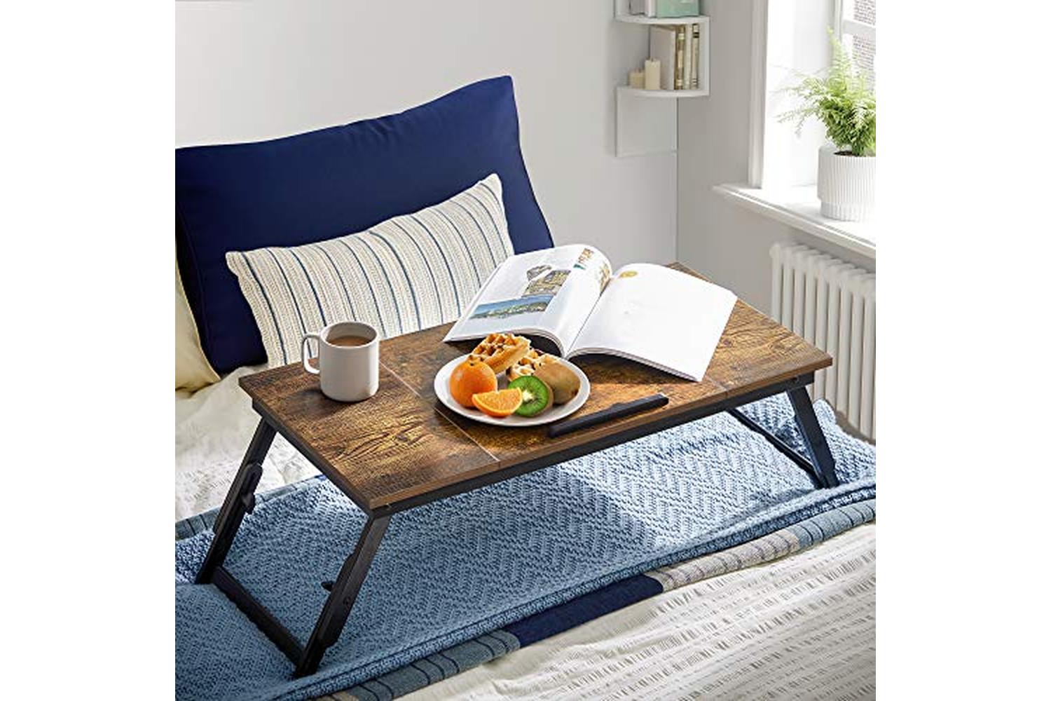 Songmics LLD110B01 Industrial Style Laptop Stand with Height Adjustable-2