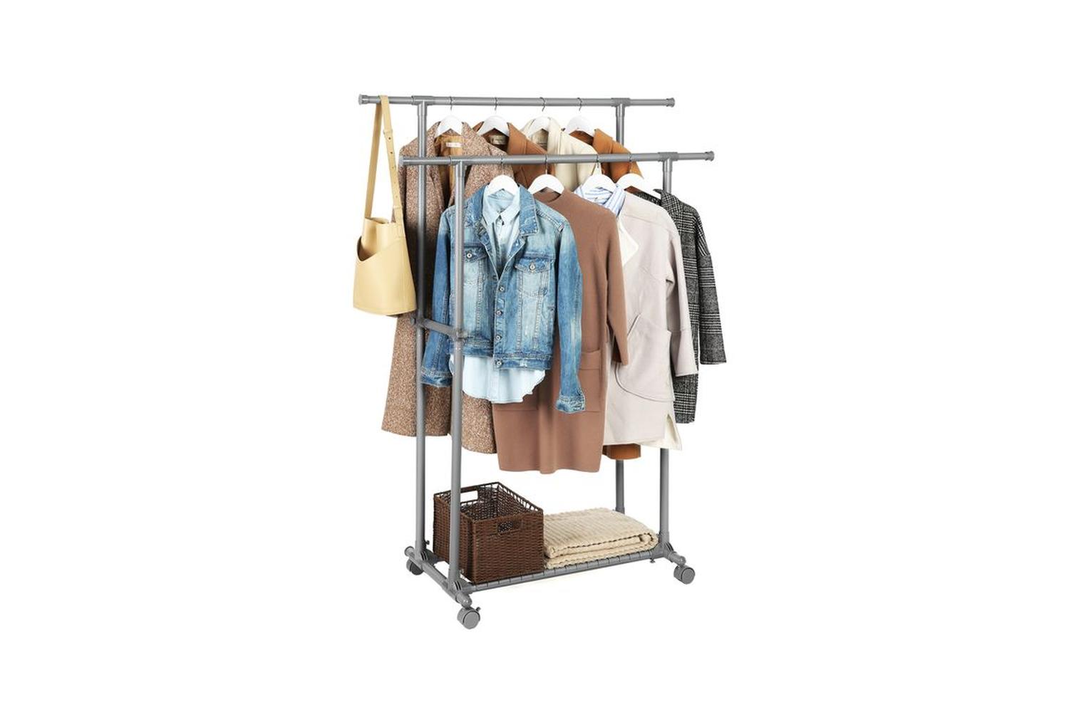 Songmics LLR13GY Coat Rack on Castors | Grey-2