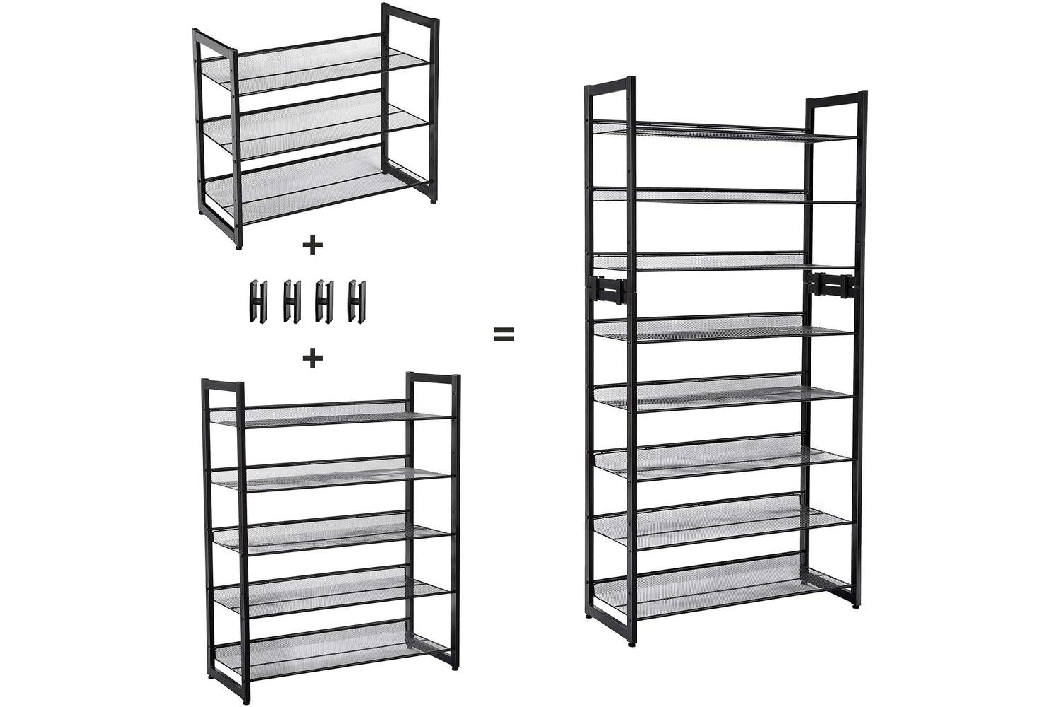 Songmics LMR005B 5 Tier Shoe Rack-4