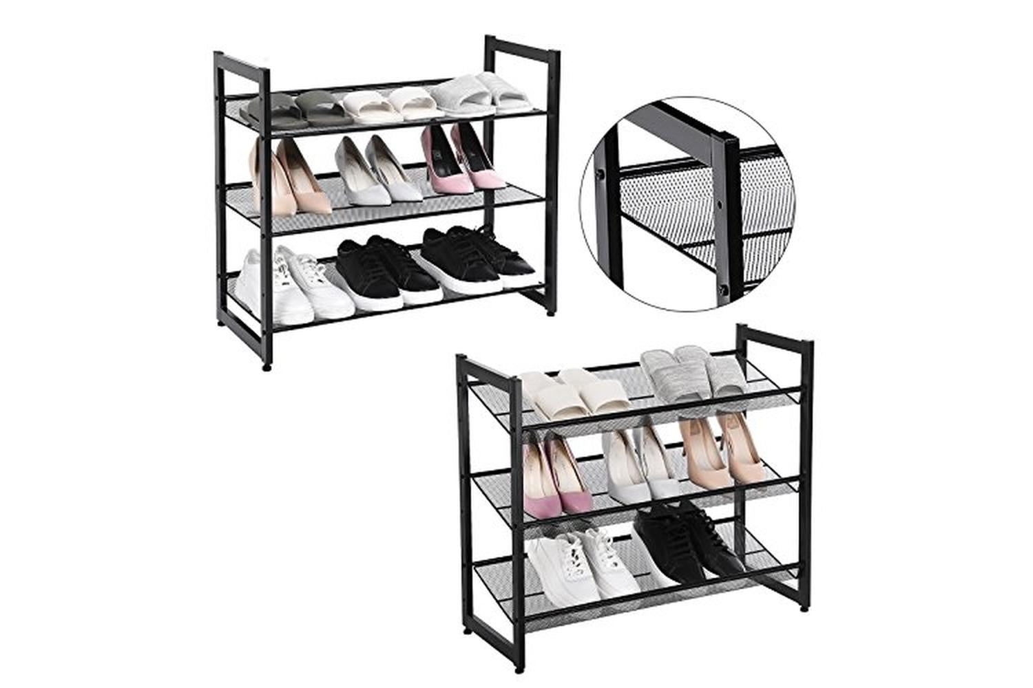 Songmics LMR03B Shoe Rack | Black-5