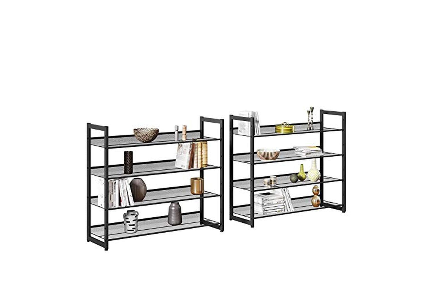 Songmics LMR08B 8 Tier Shoe Rack | Black-7