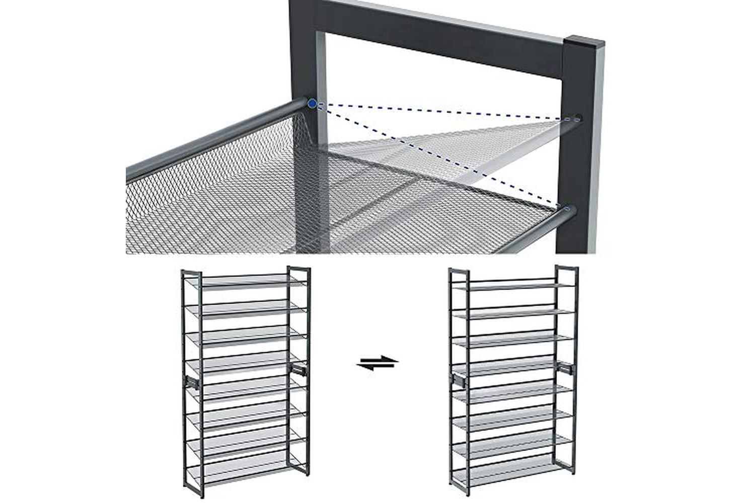 Songmics LMR08GB Shoe Rack | Set of 2 | Grey-6