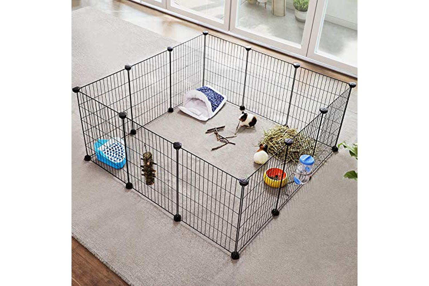 Songmics LPI01H Grid Enclosure for Small Animals 12 Grids-2