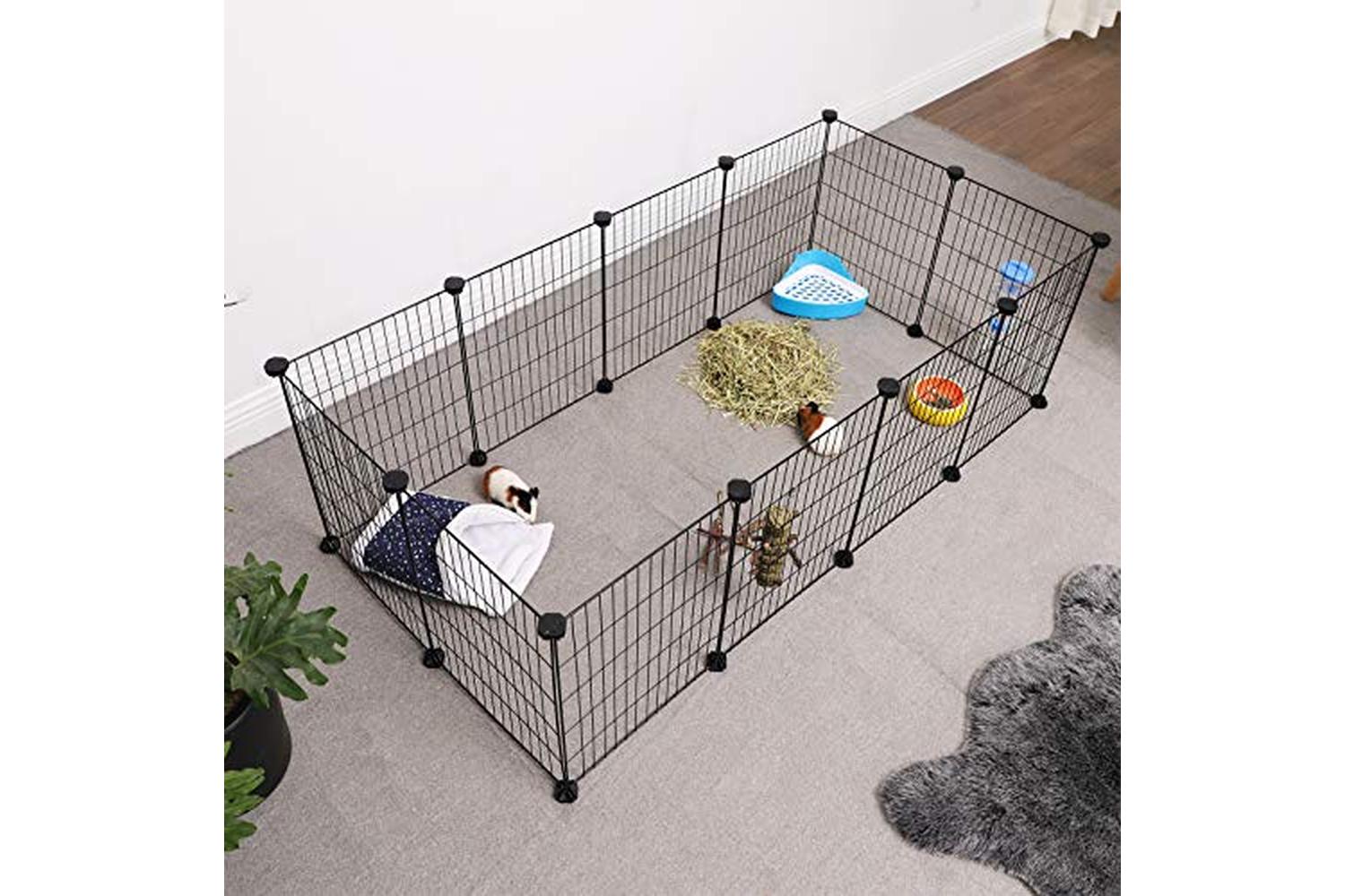 Songmics LPI01H Grid Enclosure for Small Animals 12 Grids-3