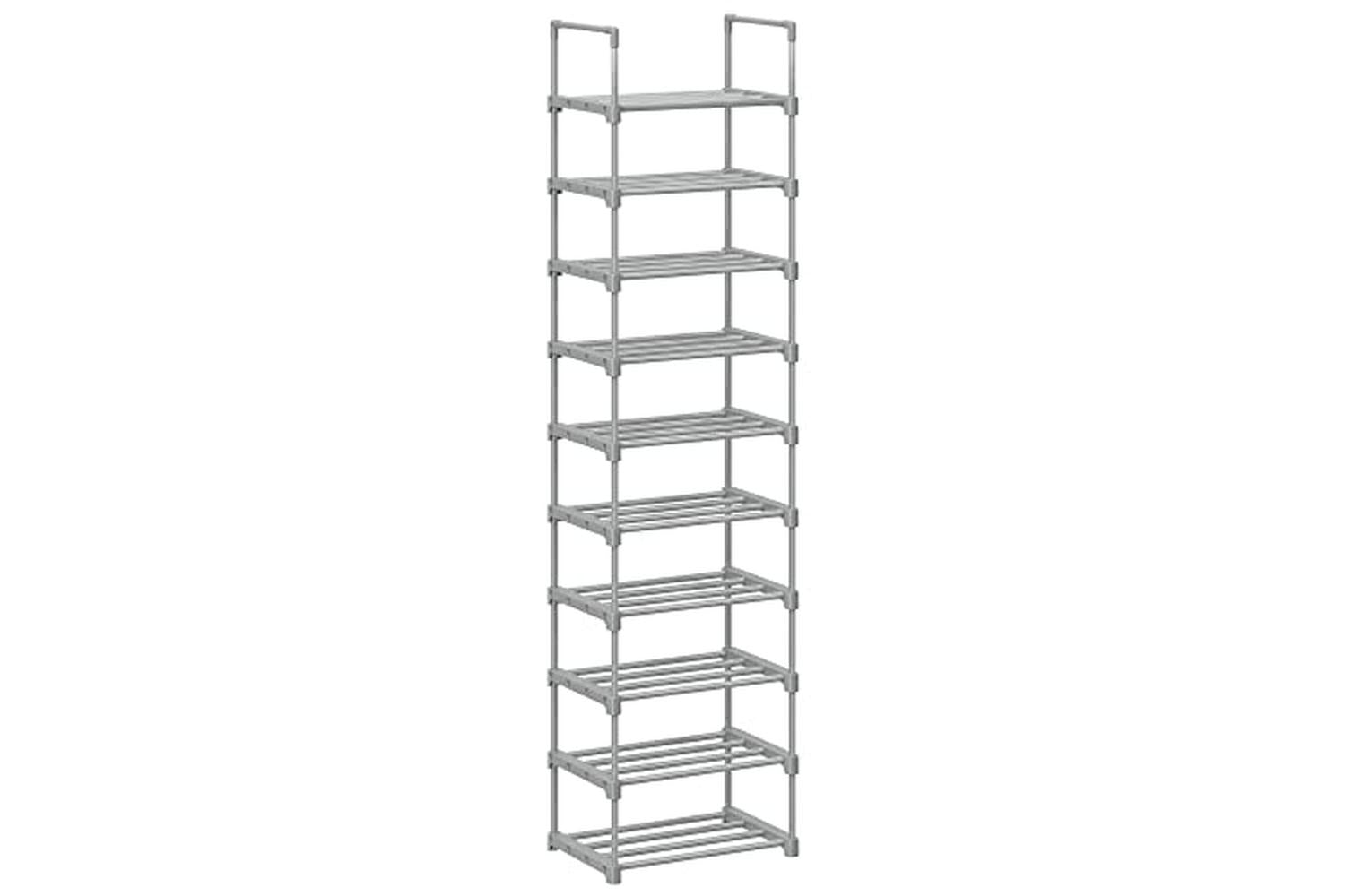 Songmics LSA025G02 Large 10-Tier Shoe Rack | Grey