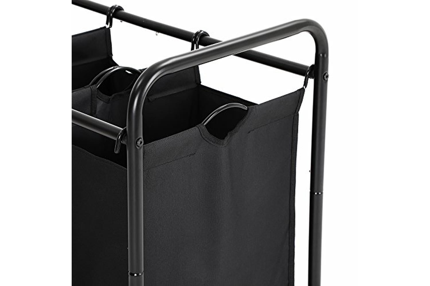 Songmics LSF003B Laundry Hamper 3 x 44 L | Black-7