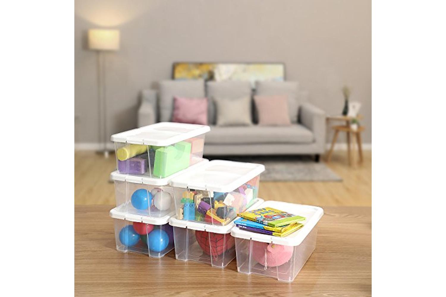 Songmics LSP12WT Shoe Boxes | 12 Pieces-7
