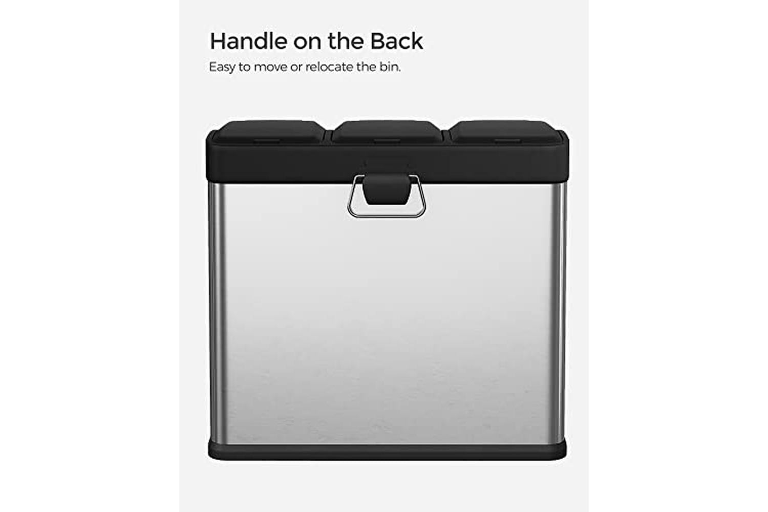 Songmics LTB24L Waste Separator Bin 24 Liters-6
