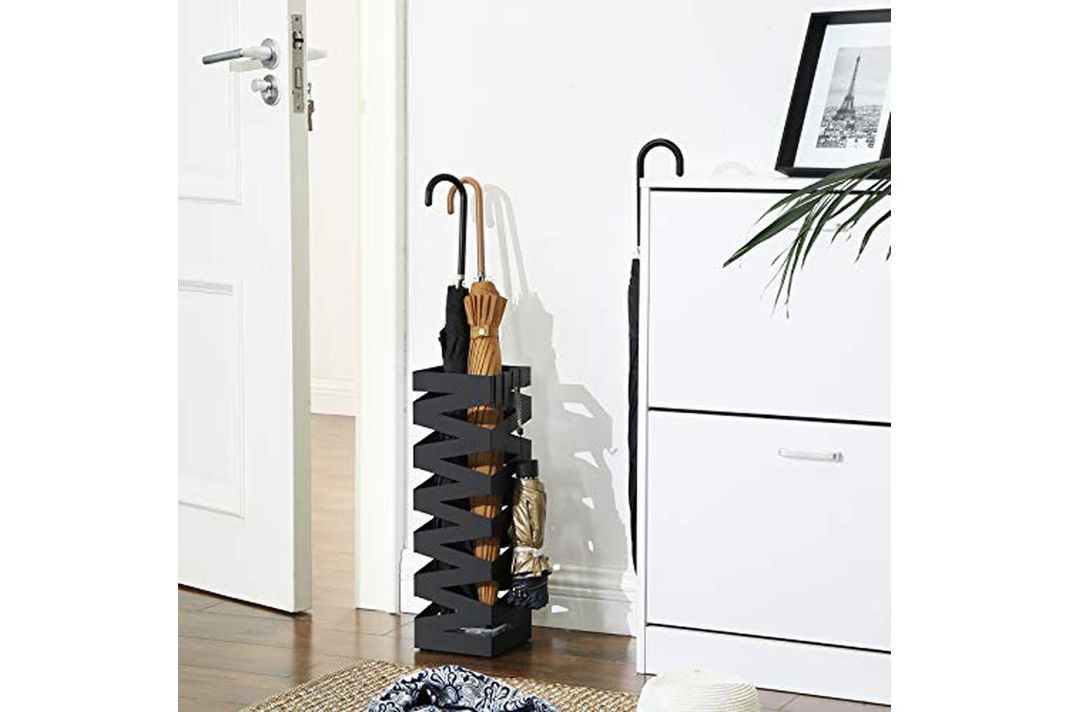 Songmics LUC16B Square Umbrella Stand | Black-2