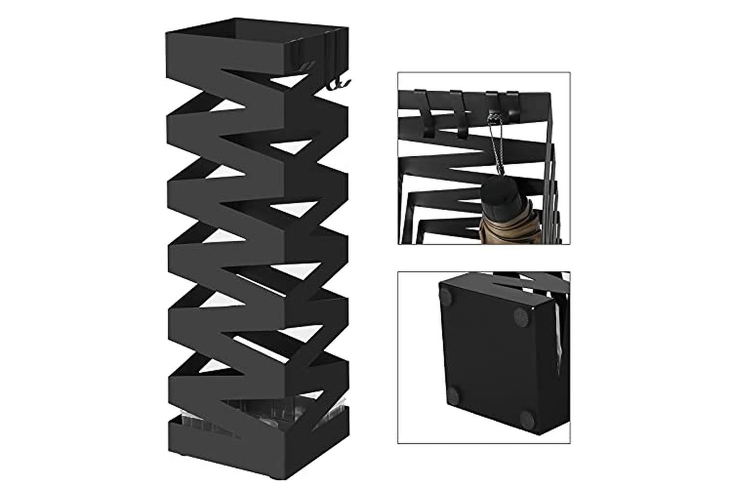 Songmics LUC16B Square Umbrella Stand | Black-7