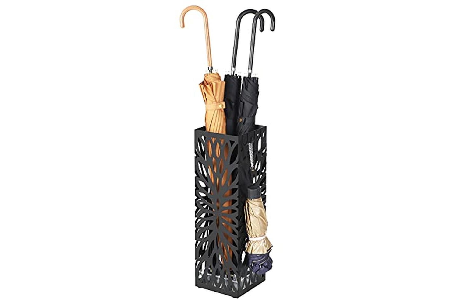 Songmics LUC48B Rectangular Umbrella Stand | Black-2