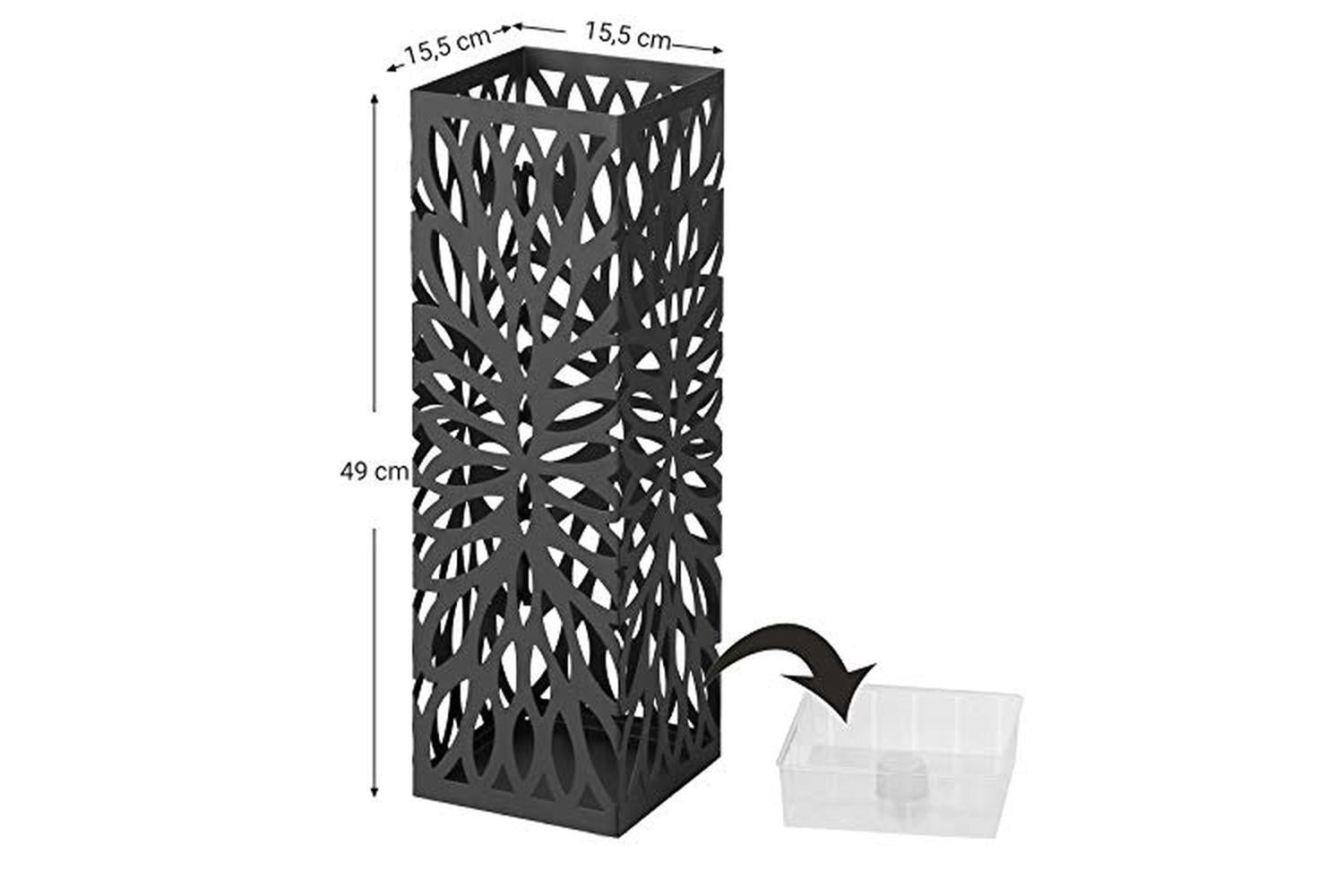 Songmics LUC48B Rectangular Umbrella Stand | Black-5