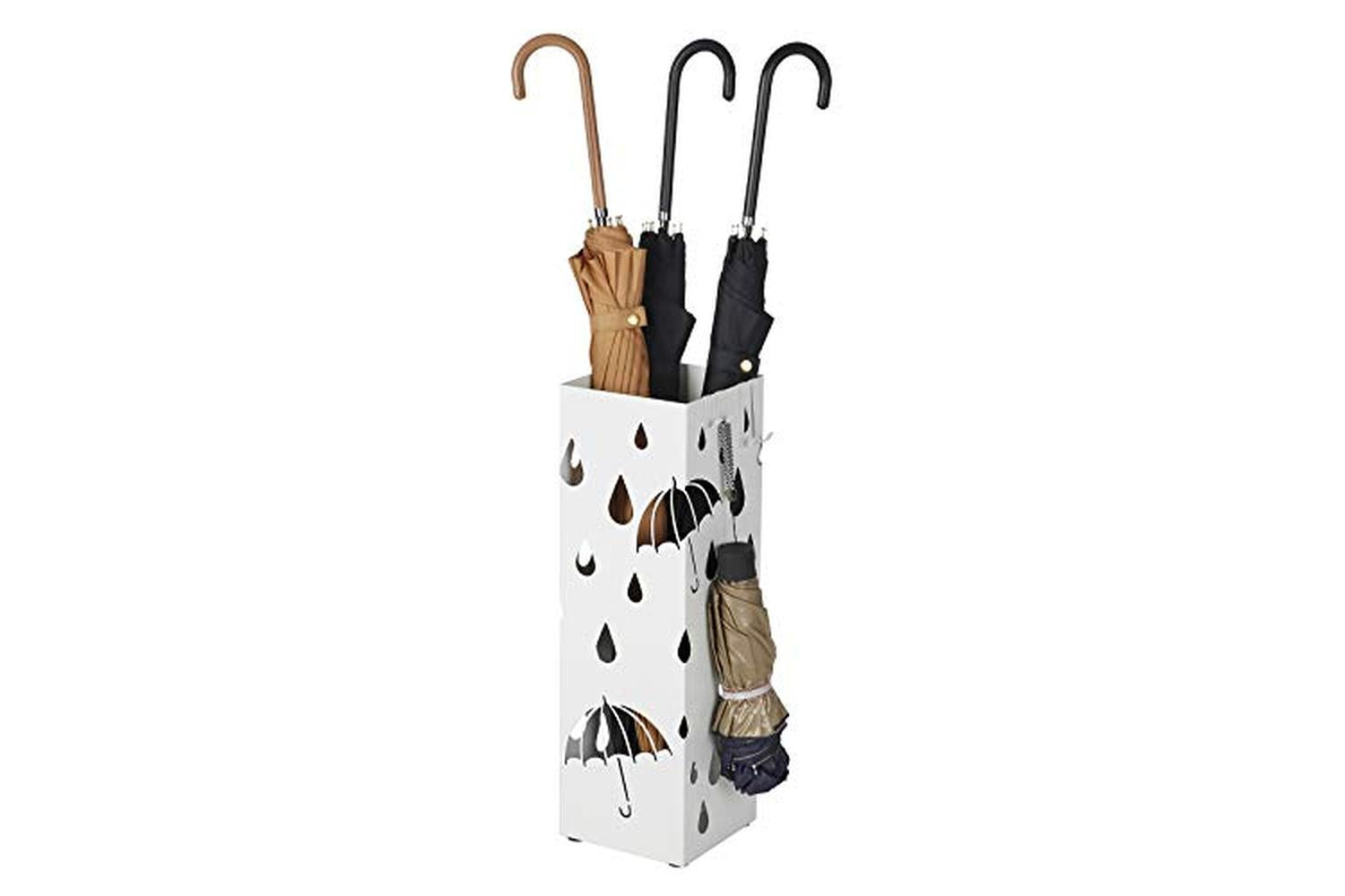 Songmics LUC49W Lovely Umbrella Stand | White-2