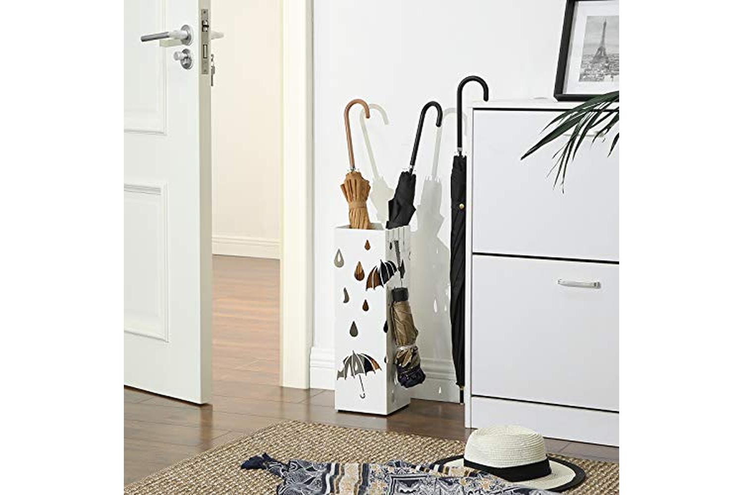Songmics LUC49W Lovely Umbrella Stand | White-3