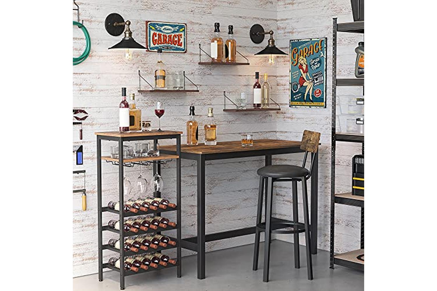 Vasagle LWR020B01 Wine Rack for 20 Bottles-3