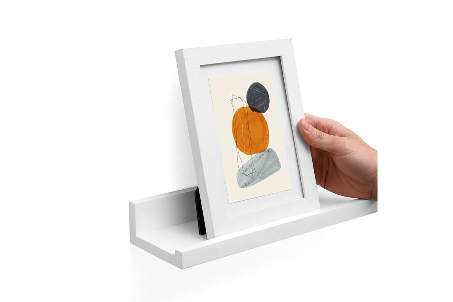 Songmics LWS080W01 Wall shelves | Set of 2 | White-4