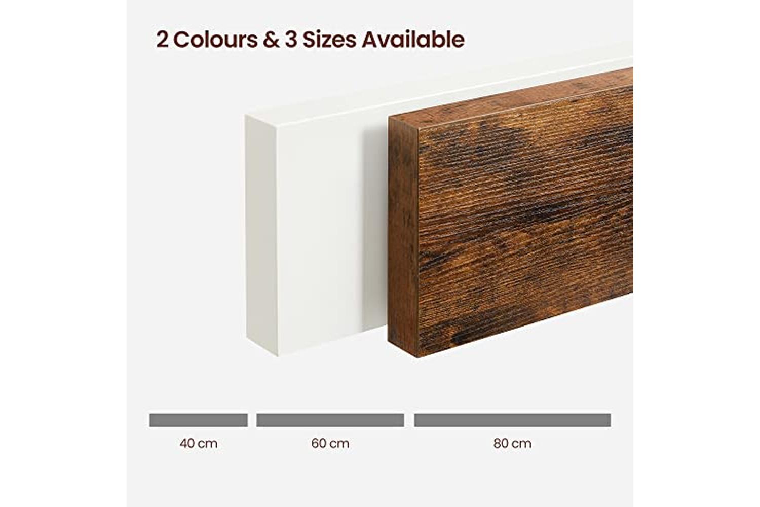 Vasagle LWS24WT Wall Shelf | White-5
