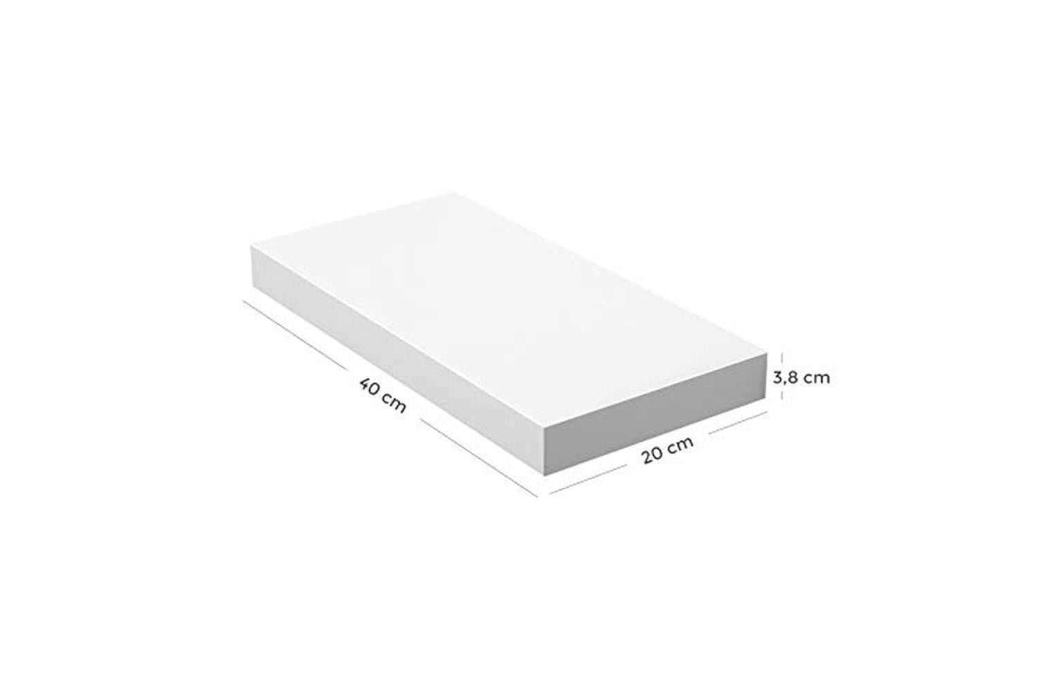 Vasagle LWS24WT Wall Shelf | White-6