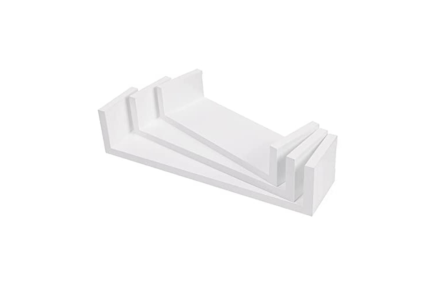 Songmics LWS40WT Floating Shelves | Set of 3 | White-5