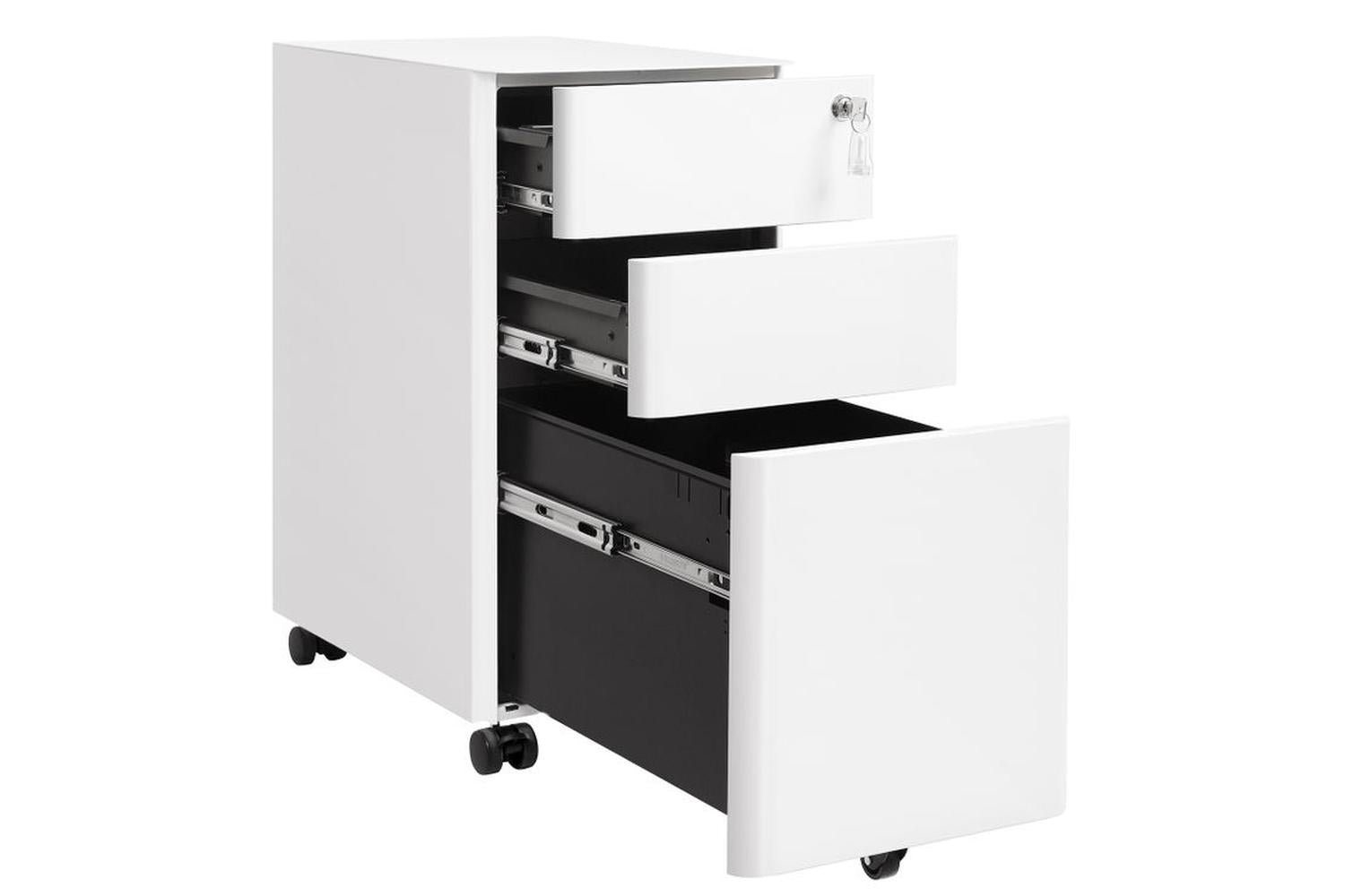 Songmics OFC030W01 Office Cabinet with Wheels and Lock-6