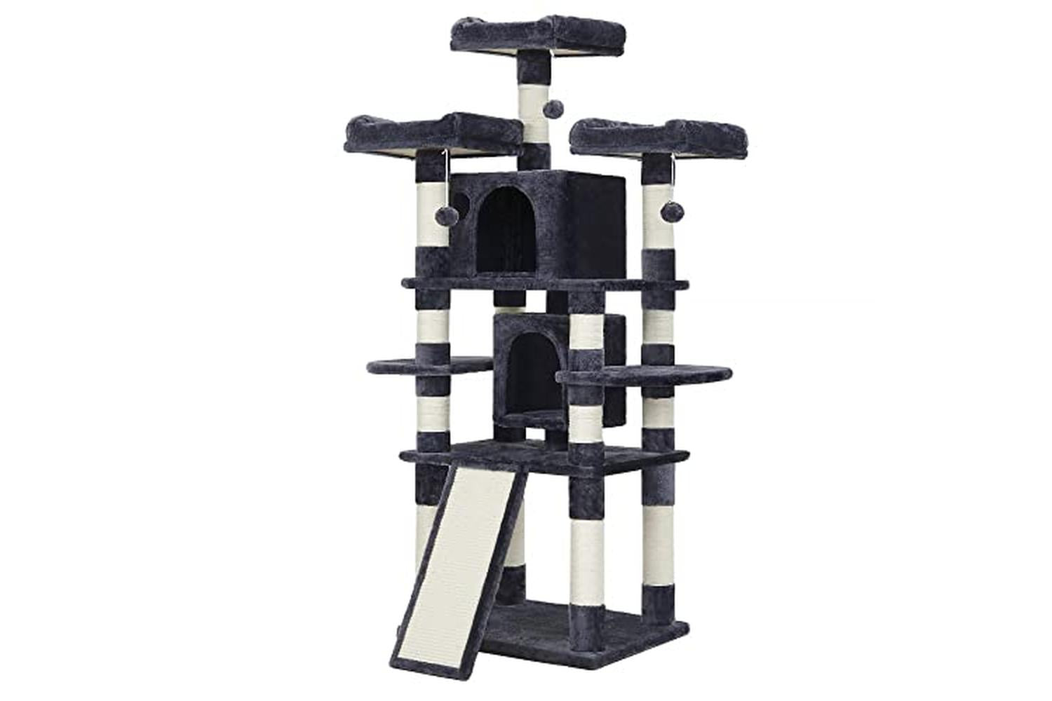 Feandrea PCT18GYZ Scratching Post XXL Cat Tree | Smoke Grey