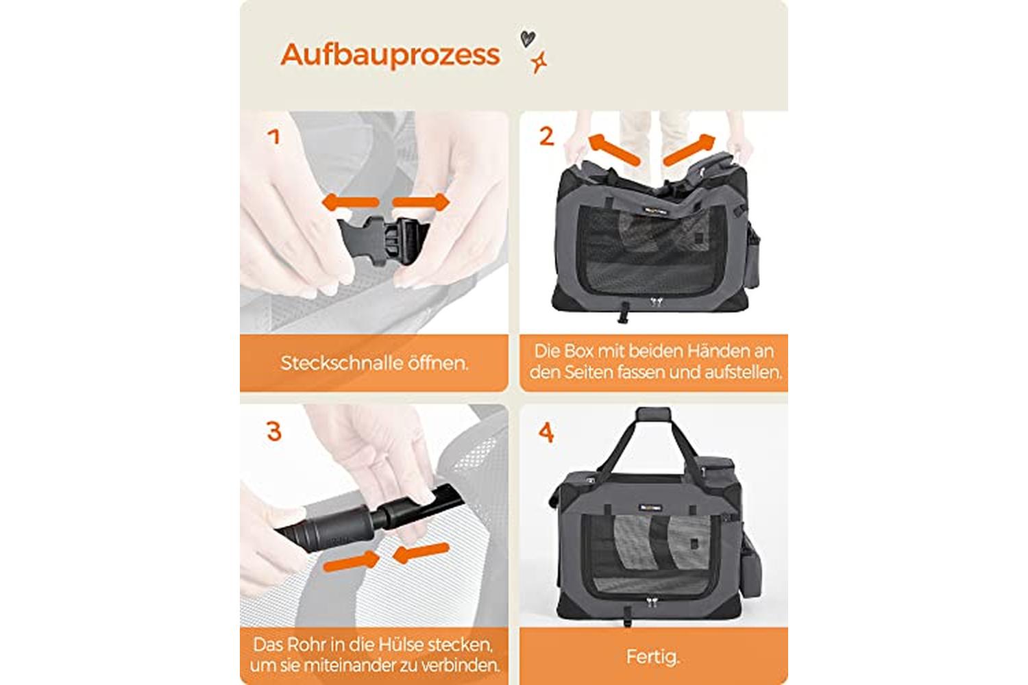 Feandrea PDC60GY Pet Carrier-7
