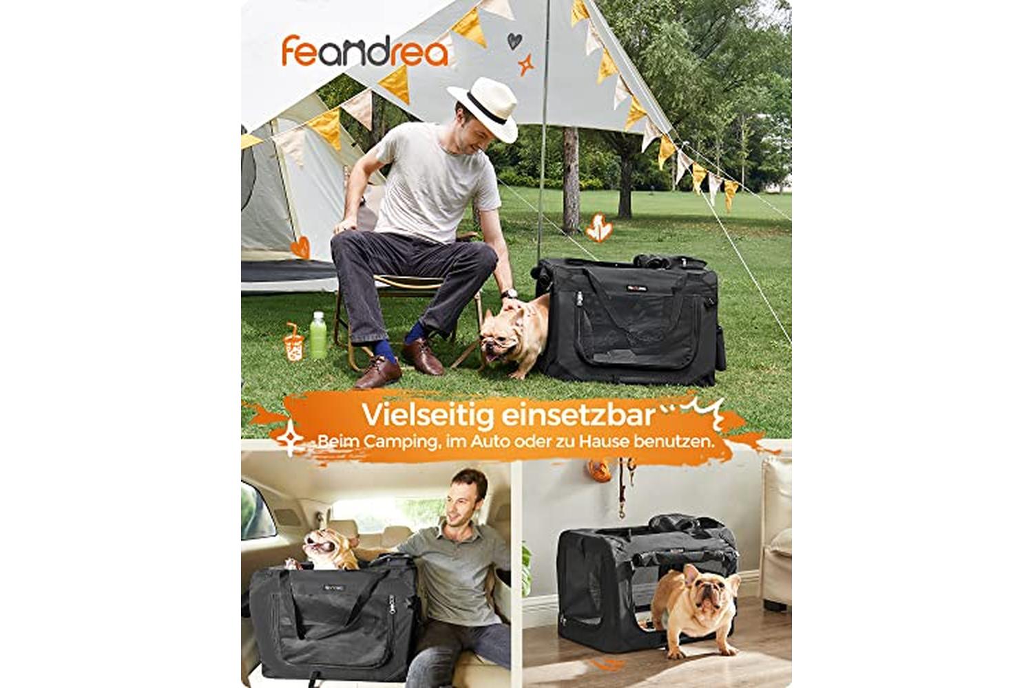 Feandrea PDC60H M Pet Carrier | Black-2