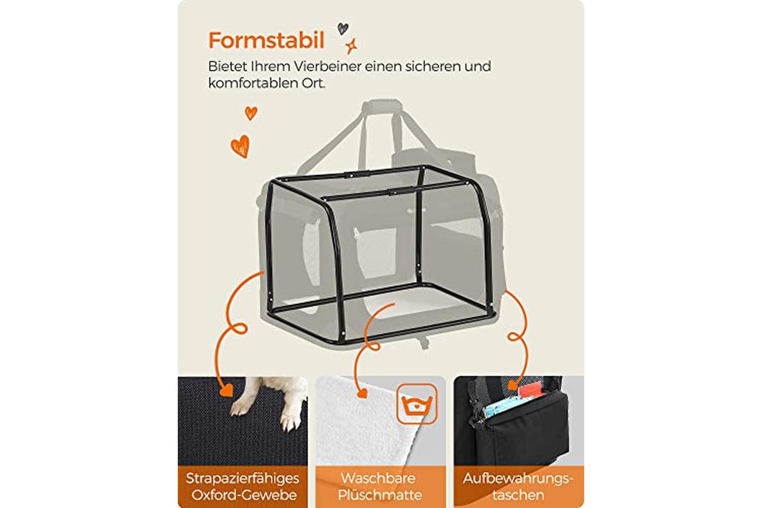 Feandrea PDC60H M Pet Carrier | Black-6