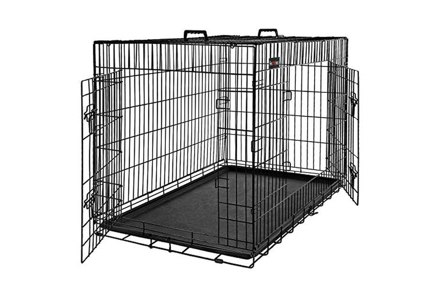 Feandrea PPD36BK Dog Cage with Doors
