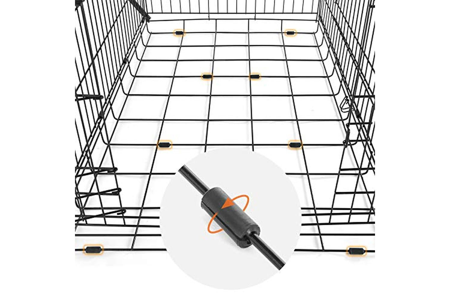Feandrea PPD36BK Dog Cage with Doors-3