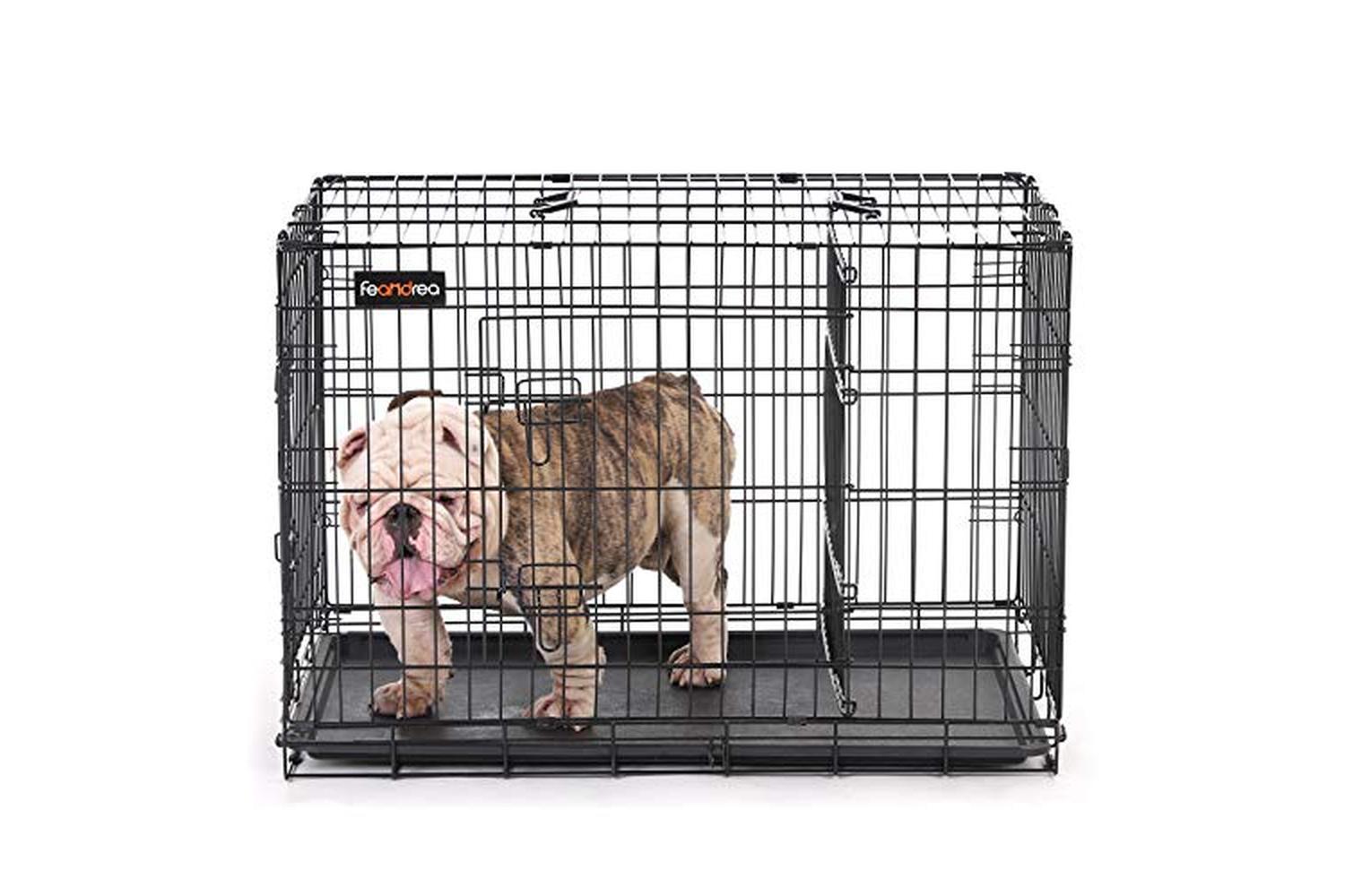 Feandrea PPD36BK Dog Cage with Doors-7