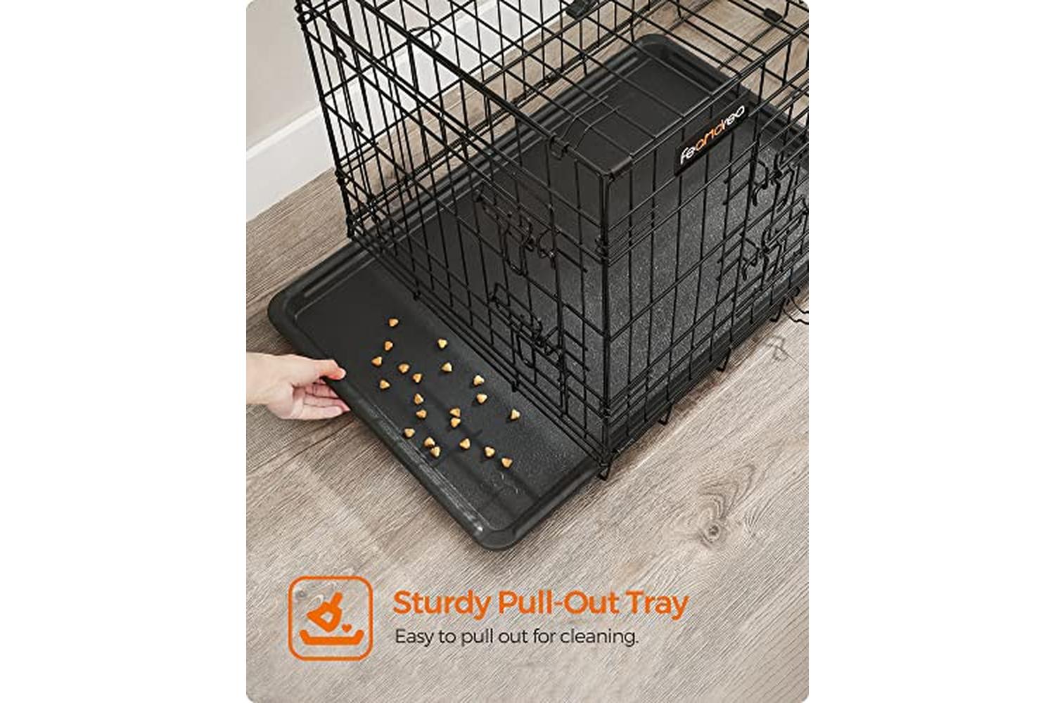 Feandrea PPD42H Dog Cage XXL with 2 Doors-6