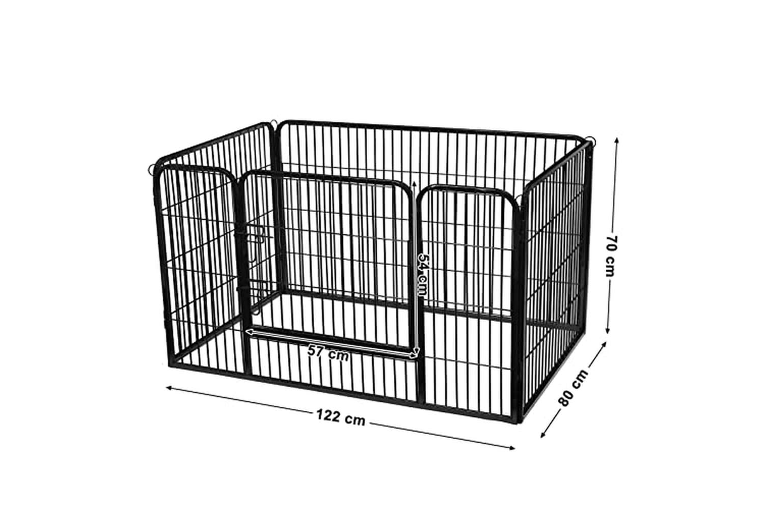 Feandrea PPK04BK Free Run Gate for Dogs-3