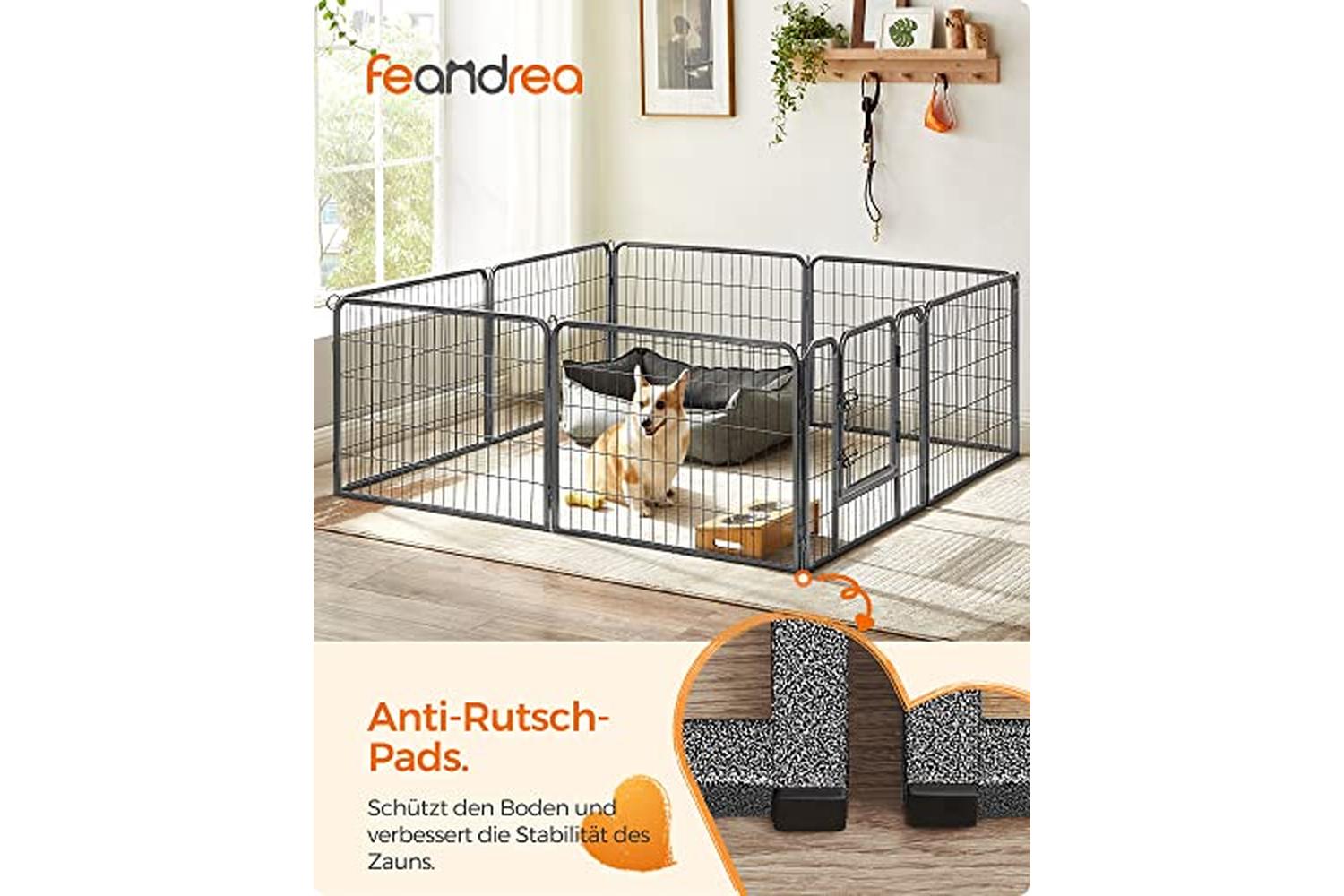 Feandrea PPK86G 8 Cornered Puppy Run-2